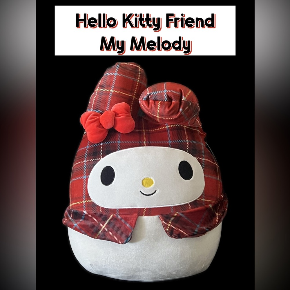 Sanrio Hello Kitty My Melody Large 14” Kellytoy Squishmallows NWT & Original Box